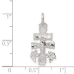 Sterling Silver Cara Vaca Crucifix Pendant - Image 3