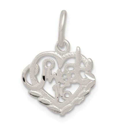 Sterling Silver Sweet 16 Charm