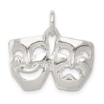Sterling Silver Comedy/Tragedy Charm