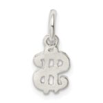 Sterling Silver Dollar Sign Charm - Image 4