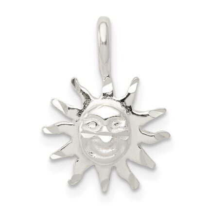 Sterling Silver Sun Charm