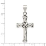 Sterling Silver Antique Cross Pendant - Image 3