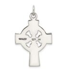 Sterling Silver Antiqued Celtic Cross Charm - Image 4