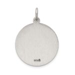 Sterling Silver Antiqued Sacred Heart of Jesus Medal - Image 3