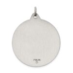Sterling Silver Antiqued St. Christopher Medal - Image 4