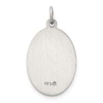 Sterling Silver Antiqued St. Christopher Medal - Image 4