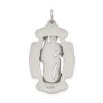 Sterling Silver Antiqued Saint Florian Medal - Image 4