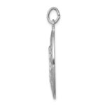 Sterling Silver Platinum-plated St. Joseph Medal - Image 2