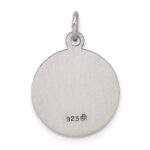 Sterling Silver Antiqued Saint Michael Medal - Image 4