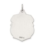 Sterling Silver Antiqued D/C St. Michael Badge Medal - Image 3