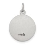 Sterling Silver Antiqued St. Peregrine Medal - Image 4