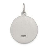 Sterling Silver Antiqued Saint Patrick Medal - Image 4