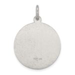 Sterling Silver Antiqued St. Theresa Medal - Image 4