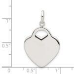 Sterling Silver Heart Charm - Image 3