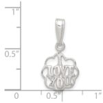 Sterling Silver I Love You Charm - Image 3