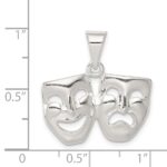 Sterling Silver Comedy/Tragedy Charm - Image 3