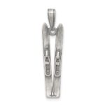 Sterling Silver Antiqued Ski's Charm