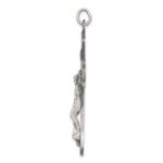 Sterling Silver Antiqued INRI Crucifix Pendant - Image 2