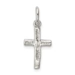 Sterling Silver Small Crucifix Charm - Image 4