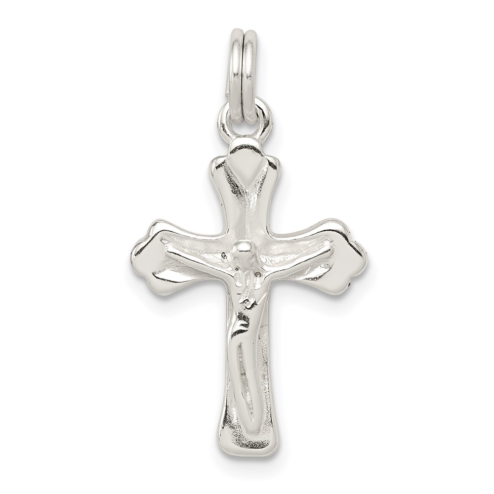 QC4371.jpg Sterling Silver Crucifix Charm - Image 1