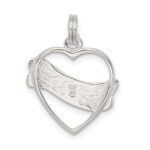 Sterling Silver Heart Charm - Image 4