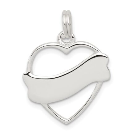 Sterling Silver Heart Charm