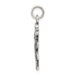 Sterling Silver Antiqued Girl Charm - Image 2