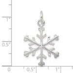 Sterling Silver Snowflake Pendant - Image 3