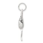 Sterling Silver Rhodium-plated Mouse Charm - Image 2