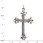 Sterling Silver Antiqued Cross Pendant - Image 3