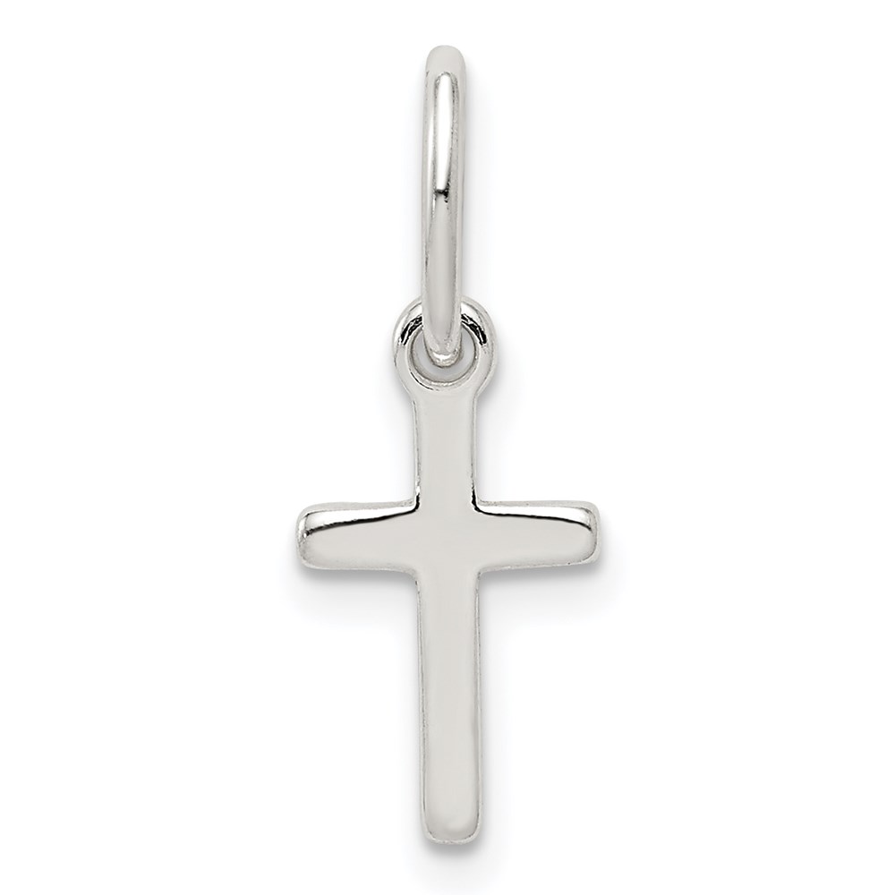 QC5389.jpg Sterling Silver Small Cross Charm - Image 1