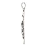Sterling Silver Antiqued Iona Crucifix Pendant - Image 2