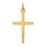 Sterling Silver & 24k Gold -plated Passion Cross Charm - Image 4