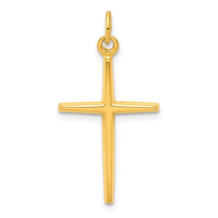 Sterling Silver & 24k Gold -plated Passion Cross Charm