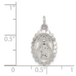Sterling Silver Miraculous Medal - Image 3
