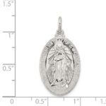 Sterling Silver Miraculous Medal - Image 3