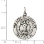 Sterling Silver Our Lady of Guadalupe Medal - Image 3