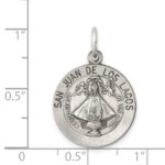 Sterling Silver Antiqued San Juan Los Lagos Medal - Image 4