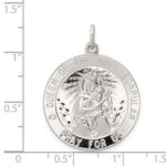 Sterling Silver Queen of the Holy Scapular Medal - Image 3