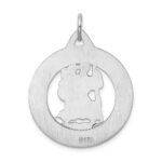 Sterling Silver Rhodium-plated St. Christopher Medal - Image 3
