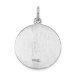 Sterling Silver Rhodium-plated Saint Christopher Medal - Image 4