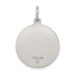 Sterling Silver Antiqued Saint Elizabeth Seton Medal - Image 4