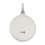 Sterling Silver Antiqued Saint George Medal - Image 4