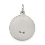 Sterling Silver Antiqued Saint Martha Medal - Image 3