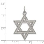 Sterling Silver Star of David Charm - Image 3