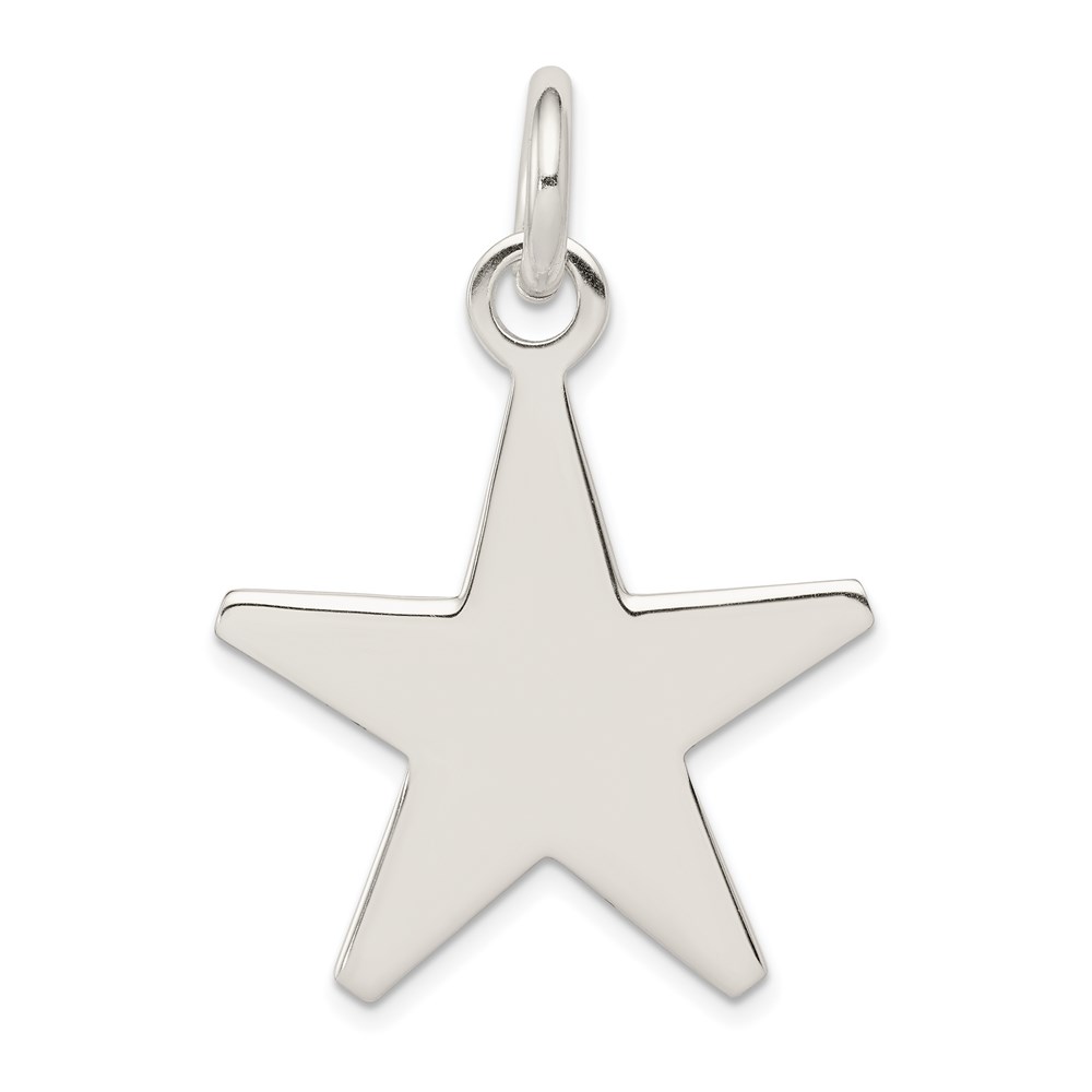 QC6056.jpg Sterling Silver Star Pendant - Image 1