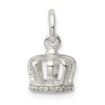 Sterling Silver Crown Charm