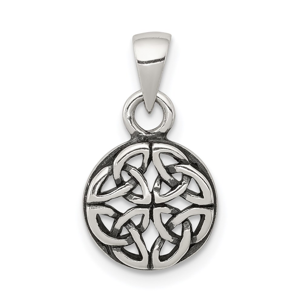 QC6133.jpg Sterling Silver Antiqued Celtic Pendant - Image 1