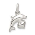 Sterling Silver Dolphin Pendant - Image 4