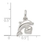 Sterling Silver Dolphin Pendant - Image 3